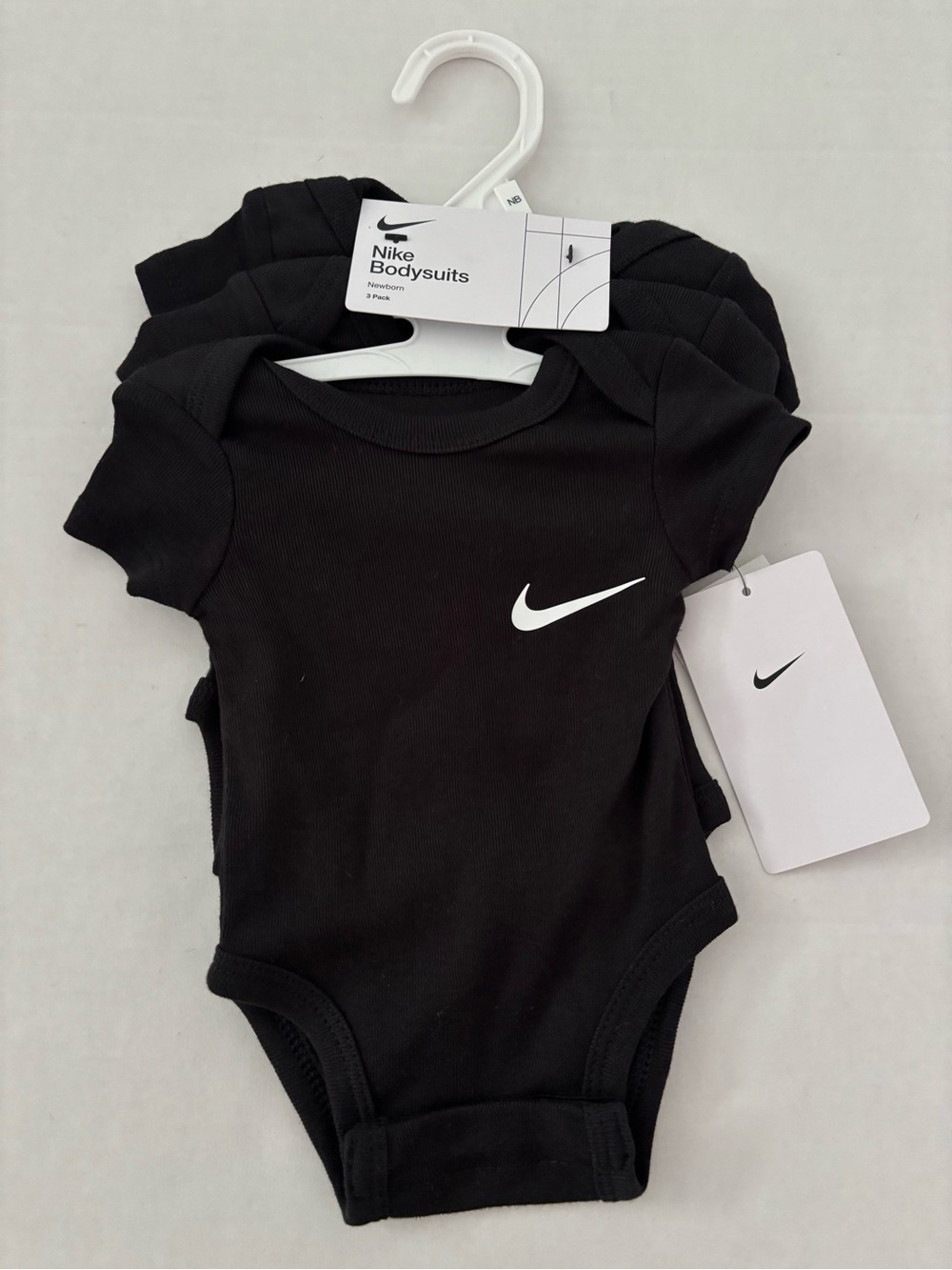 New! Nike newborn infant bodysuit size 12 months black